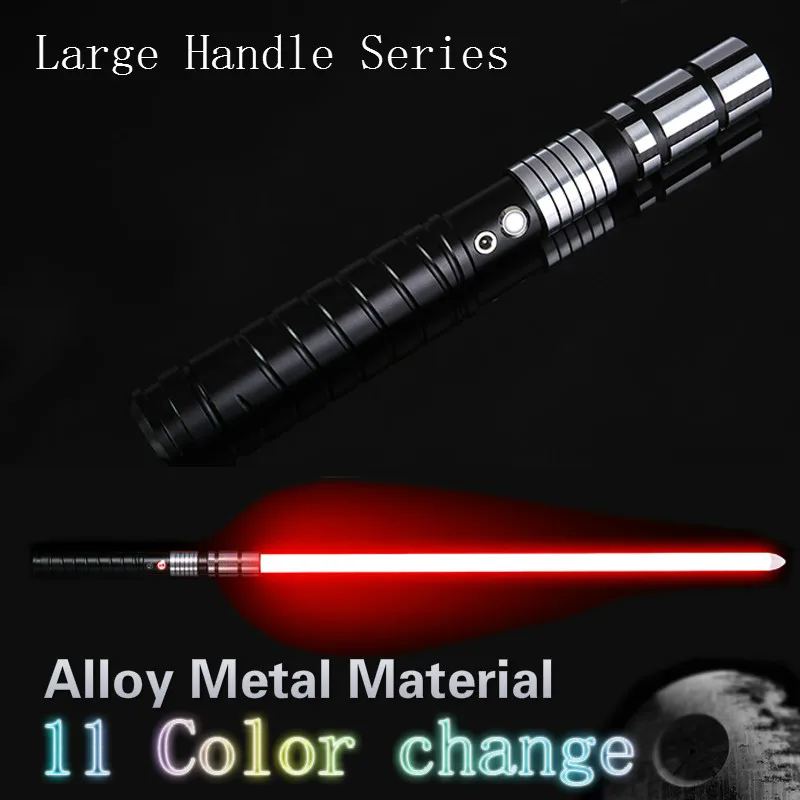 

New Lightsaber Sword LED Light Saber Force FX Rechargeable Loud Sound High with FOC MetalHilt Blaster Toys Gift laser Sword