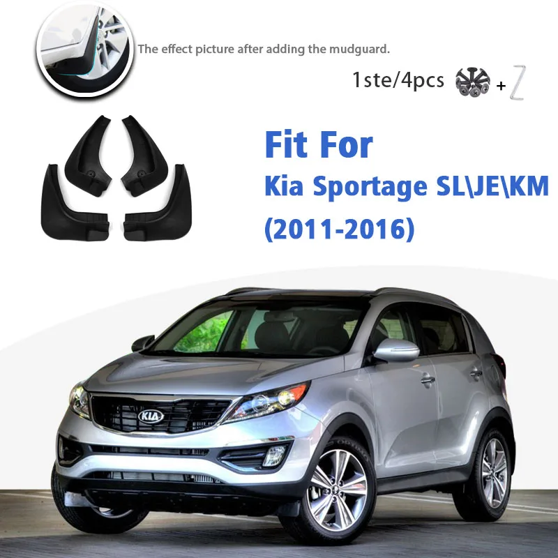 

Mudguard For Kia Sportage SL\JE\KM 2011-2016 Front Rear Mudflaps Mudguards Car Accessories Auto Styline Mud Flap Guards Fender