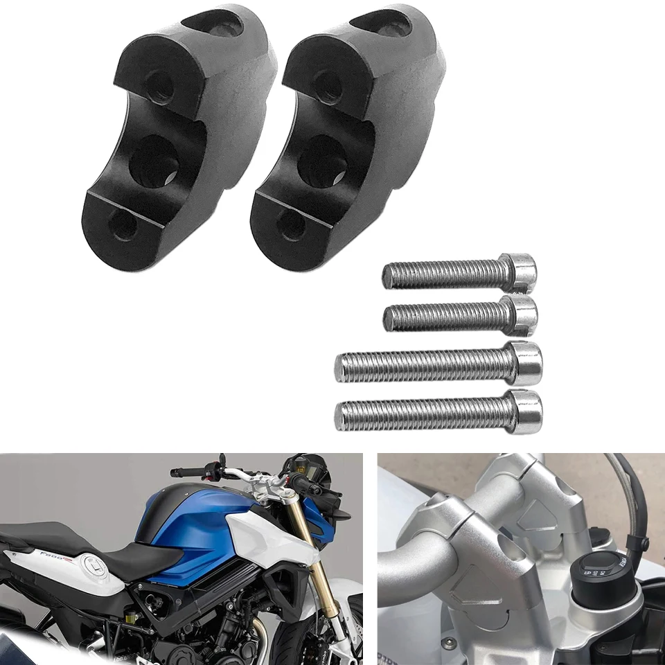 Motorcycle Accessories Handlebar Riser Mount Clamp Heightening block For BMW F800R F 800R F800 R 2015 2016 2017 2018 2019