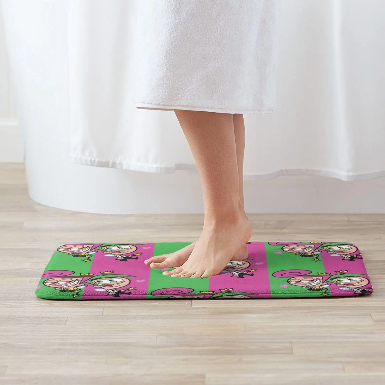 ~cosmo&wanda~ Entrance Door Mat Bath Mat Rug Cosmo Wanda Fairly Weird Parents Anti-Slip Bedroom Kitchen Foot Mat Floor Carpet