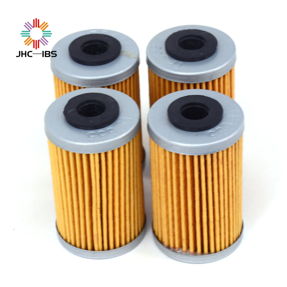 Motorcycle 4pcs Engine Oil Filter For KTM EXCF SXF XCF XCFW EXC SMR SXF XCF XCW 250 450 500 690 XC 450 525 ATV