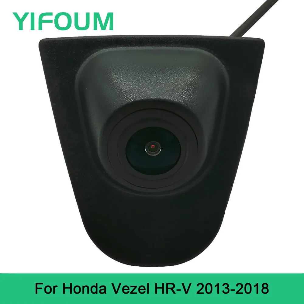 YIFOUM HD CCD Car Front View Parking Night Vision Positive Waterproof Logo Camera For Honda Vezel HR-V 2013 2014 2015 2016-2018