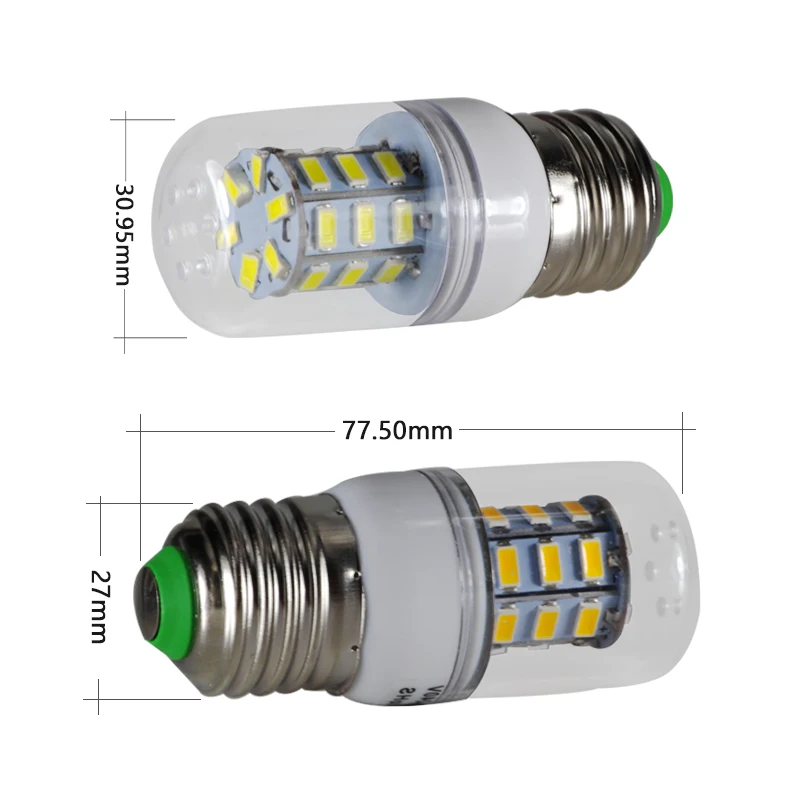 Bombillas E27 Led Corn Bulb Super 3W Dc 12v 24v 5730 Light 12 24 V Volts Low Voltage Energy Saving Lamp 110v 220v For Home House