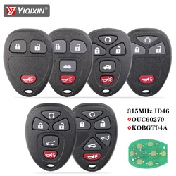 YIQIXIN 315MHz Remote Car Key For Buick Chevrolet Cadillac Escalade SRX Suburban Tahoe Traverse GMC Acadia Yukon Saturn Outlook