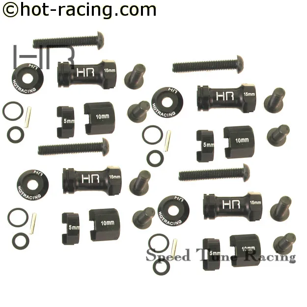 

Hot Racing CNC machined aluminum alloy lengthened hexagonal adapter 12MM for AXIAL WRAITH SCX10