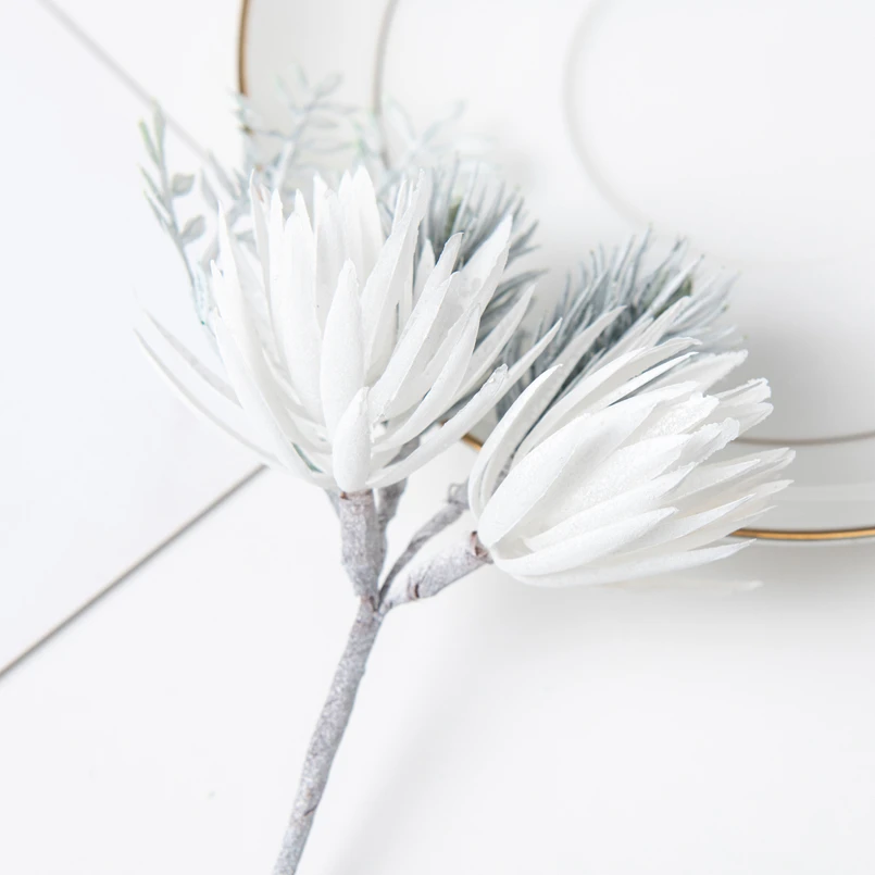 Künstliche Blumen Heim- und Hochzeitsdekoration Weihnachtsgirlande Brautaccessoires Ausverkauf Corsage DIY-Geschenke Süßigkeitenbox Kunstpflanze – Detail 4