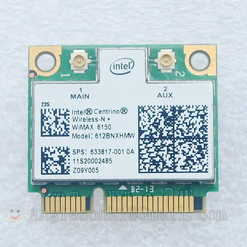 

For Intel Centrino Advanced-N 612BNXHMW +WiMAX 6150 300Mbps Wireless Mini PCI-e WLAN Wifi Card SPS 633817-001 for hp Lenovo