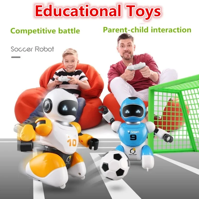 

2021 New 2.4G Remote Control Robot Educational Toys Soccer Robot Parent-Child Interaction Battle Robot Children's Gift