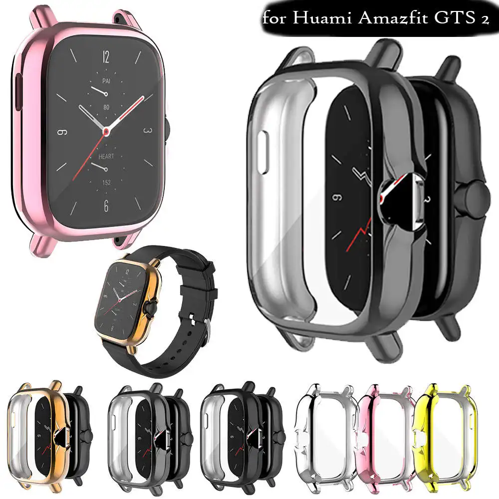 Full Protective Case Cover For Huami Amazfit GTS 3 2 2e SmartWatch Screen Protective TPU Replacement Accessories Frame Shell New