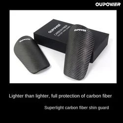 Carbon fiber shinguard for football training