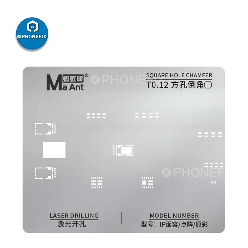 Maant Dot Matrix Detection For Iphone X-11 Pro Max Face ID Reballing Repair Fixture Face Lattice Repair Tin Planting Platform