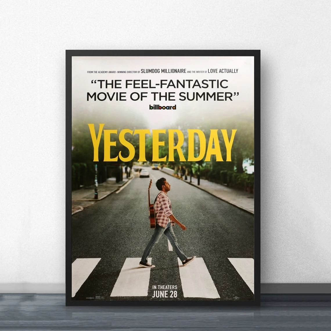 Yesterday - 2019 Movie Poster Home Decor Classic Movie Cover Art Photo Canvas Poster Print Wall Painting