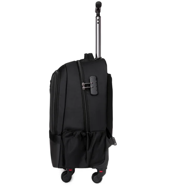 20 Inch Men Business Travel Trolley Bags wheeled backpack Women Rolling Luggage backpack on wheels Carry on Luggage Backpack