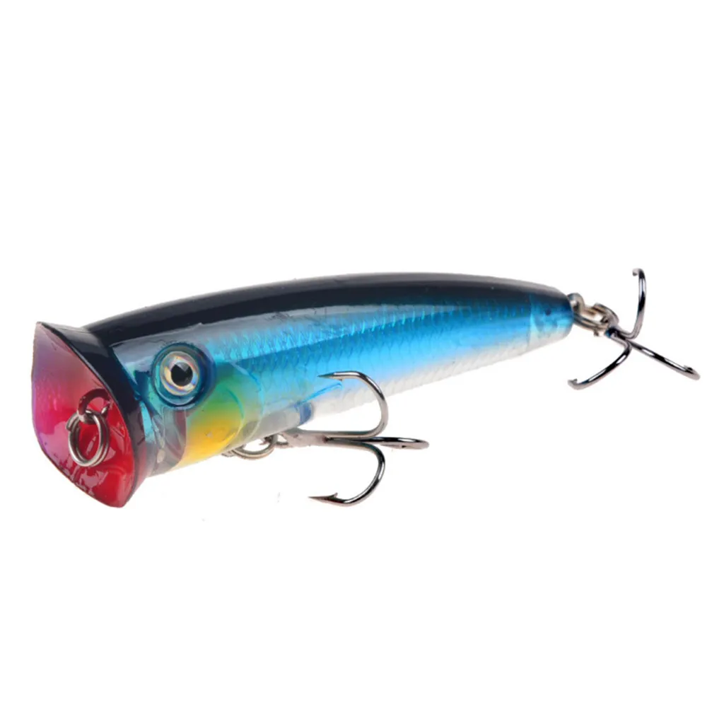 1pcs Top Water Popper Wobbler Fishing Lure 7cm 10g Japan Isca Artificial Crankbait Hard Baits Fake Fish Carp Pike Fishing Tackle