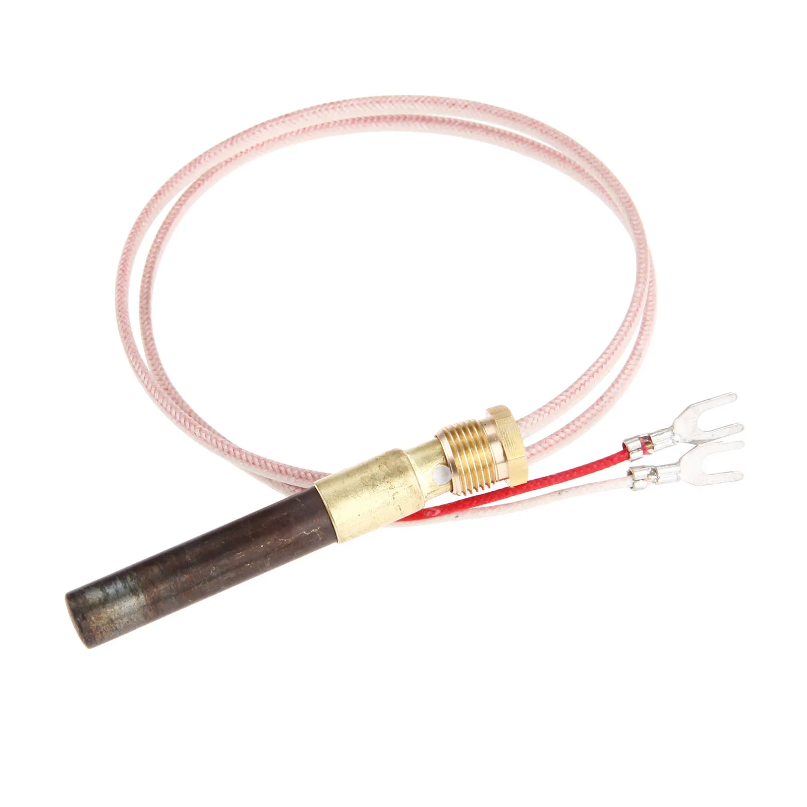 Espiral de temperatura de 750 ℃, resistência à milivolt de 24 polegadas, tipo plug-in de dois polegadas