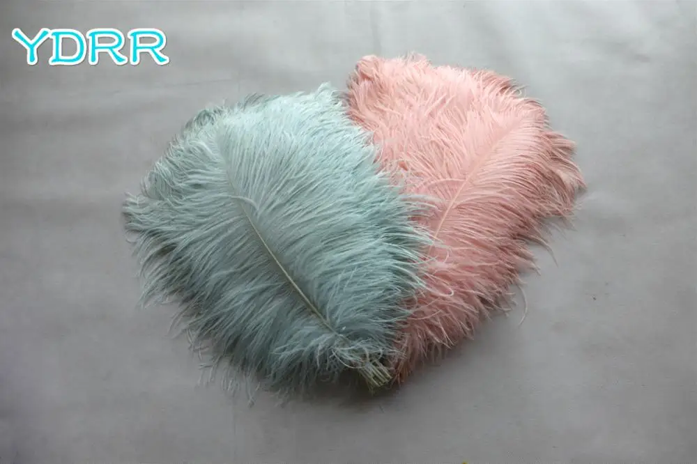 

20pcs/a lot 50-55cm wedding feathers good quality ostrich feather fan plumes decorative table feather centerpieces