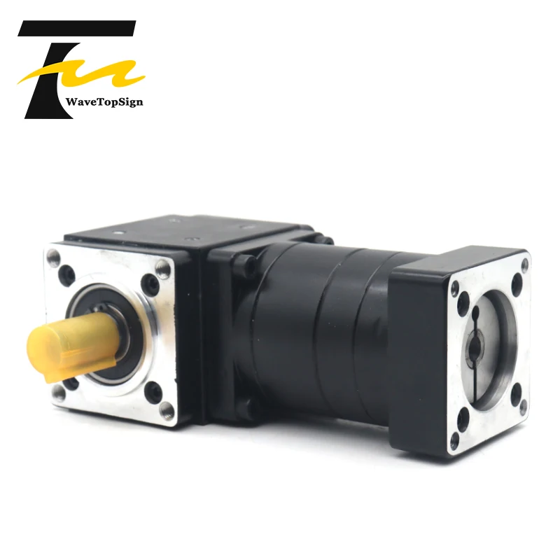 Right Angle Planetary Gear Reducer  Gear Motor 90° Double-Head Output Motor 5:1  Match With Delta 400W Servo Mtor