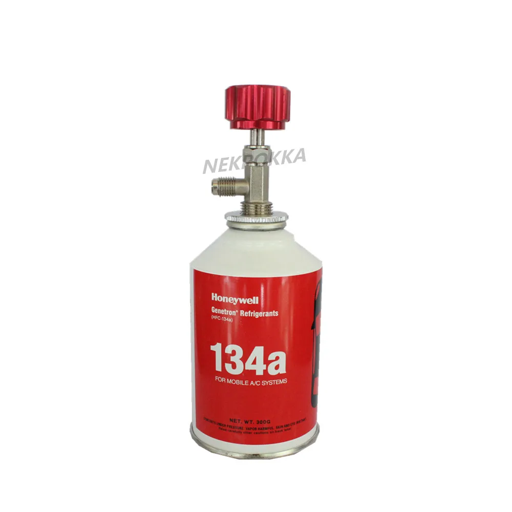 R134a A/C Refrigerant bottle opener,M14 1/4 R134a Refrigerant Distribution valve