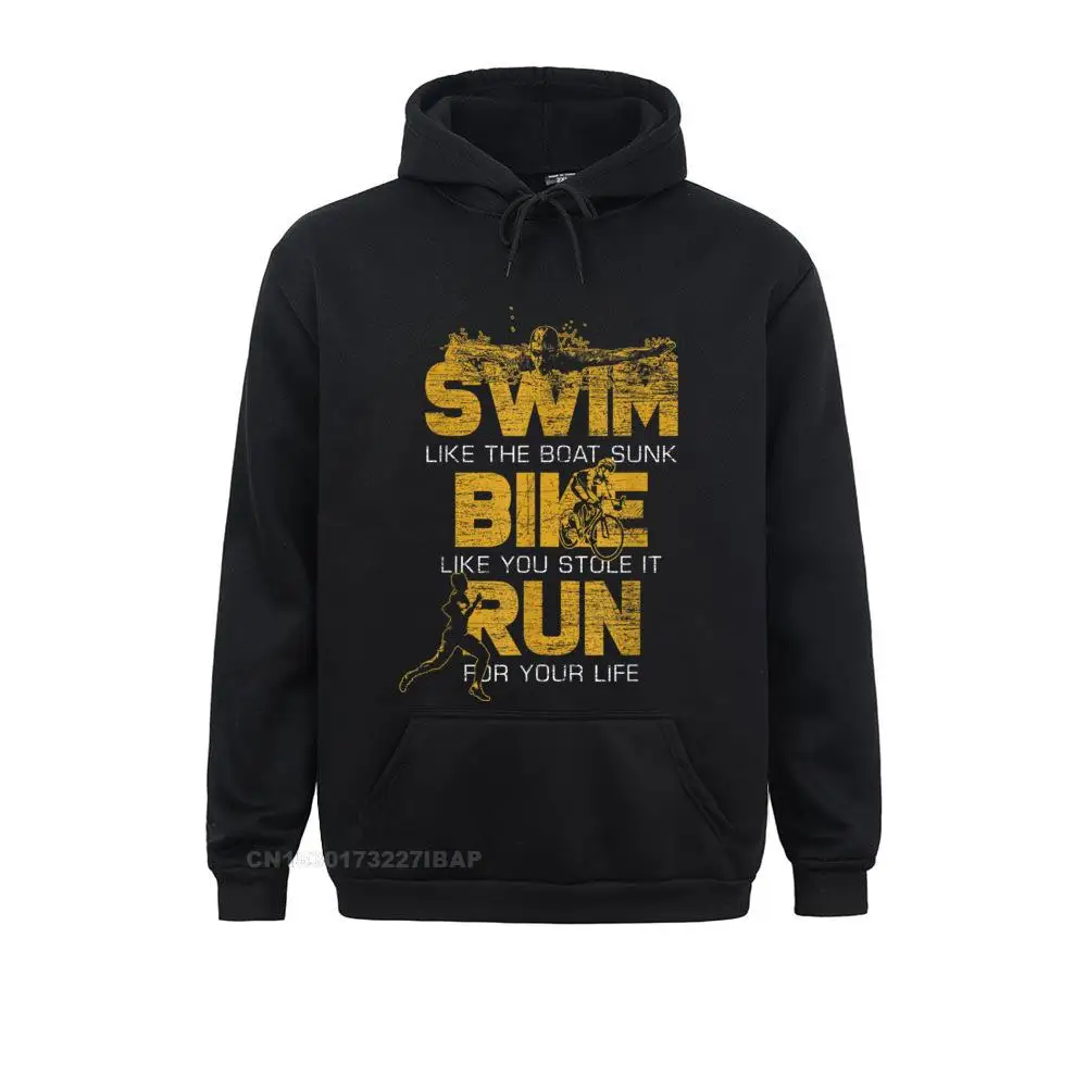 Swim Bike Run Triathlete Triathlon Hoodie Sweatshirts For Women Long Sleeve Funny Hoodies Prevalent Summer Hoods Outdoor