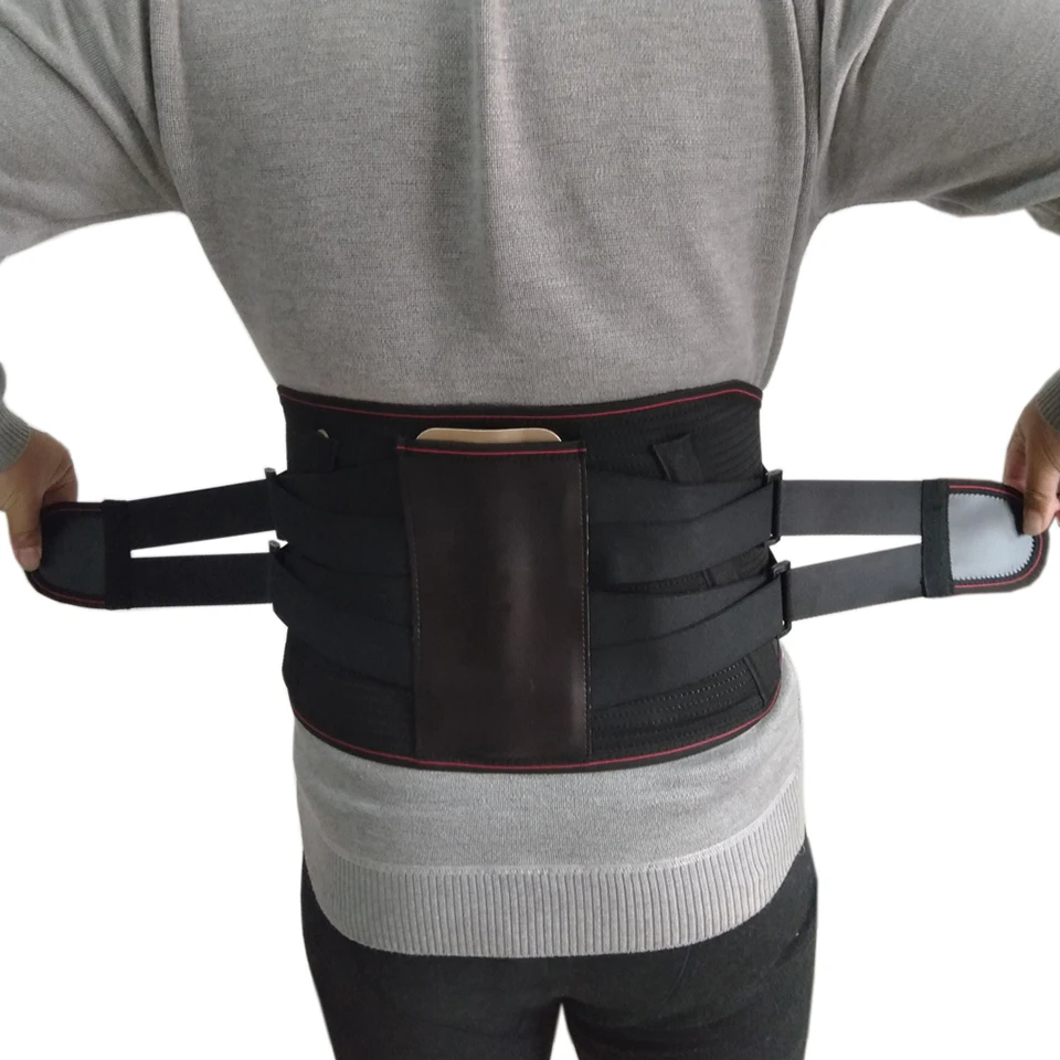 Lumbar Support Belt Disc Herniation Orthopedic Medical Strain Pain Relief Corset For Back Spine Decompression Brace Self-heating