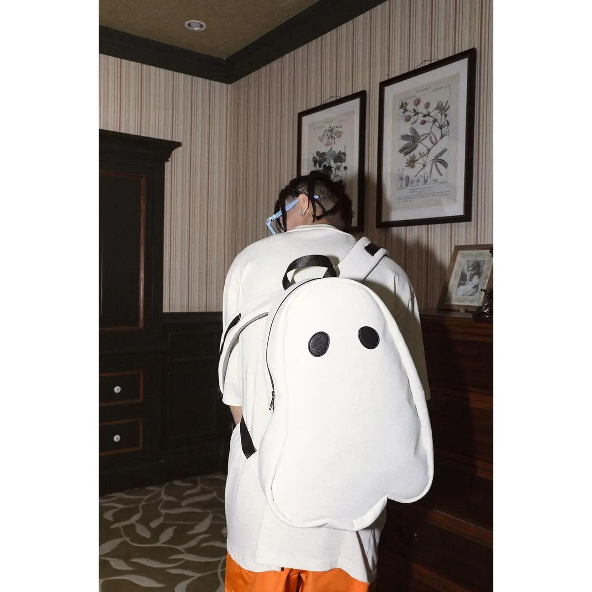 Plecak duch Halloween Bag PU Unisex solidny Softback moda Euro-styl amerykański plecak o dużej pojemności w stylu ulicznym