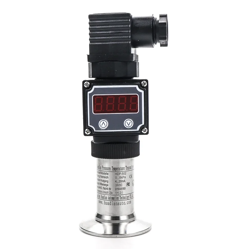 0-40 bar Clamp flat film pressure transmitter pressure transmitter sensor 0-10V RS485 4-20mA output