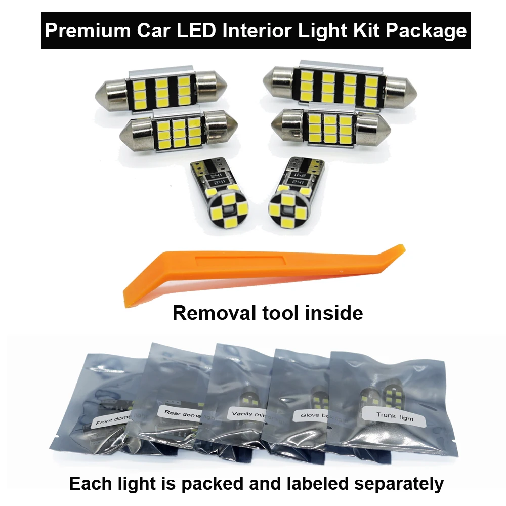 LED Car Interior Lights Bulbs Kit For Samsung SM5 SM3 SM7 QM5