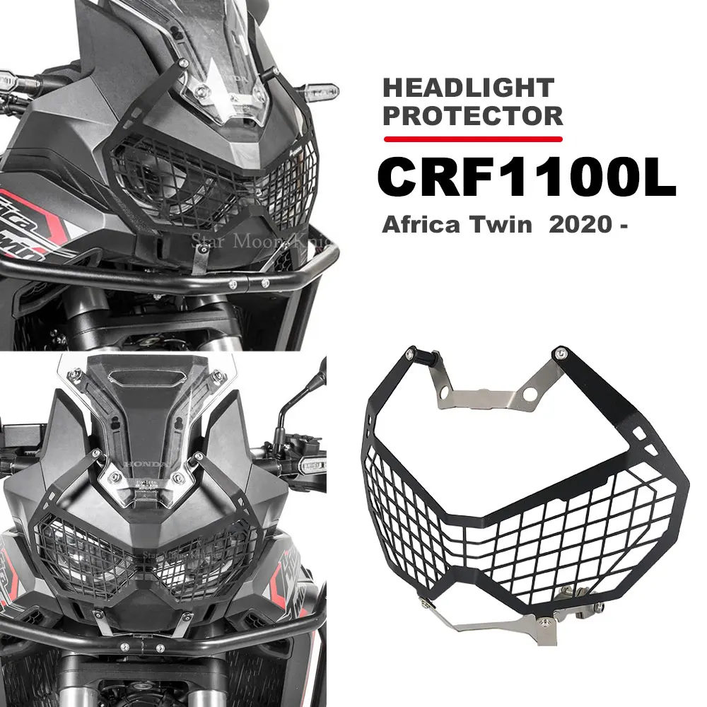 Motorcycle Headlight Head Light Guard Protector Cover Protection Grill Fit For Honda Africa Twin CRF1100L CRF 1100 L1 CRF 1100 L