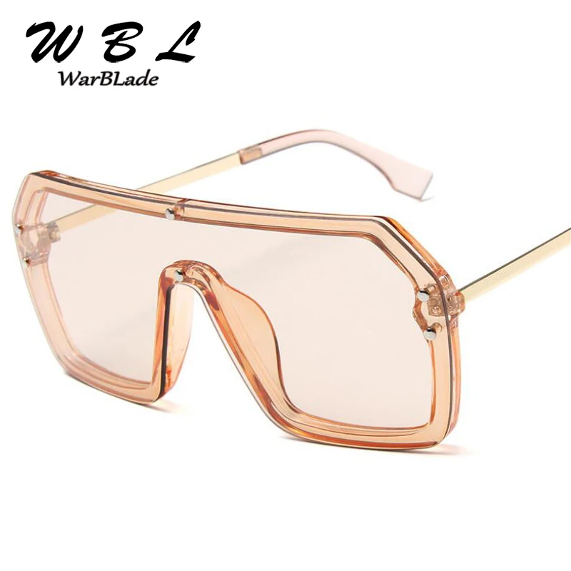 

WarBLade New Fashion Big Frame Women Sunglasses Vintage Oversized Square Sunglasses Oval Frame Men Eyewear Goggles 2019