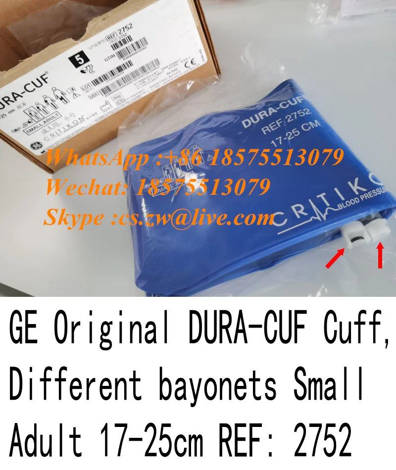 GE Original DURA-CUF Cuff Different Bayonets Small Adult 17-25cm REF: 2752