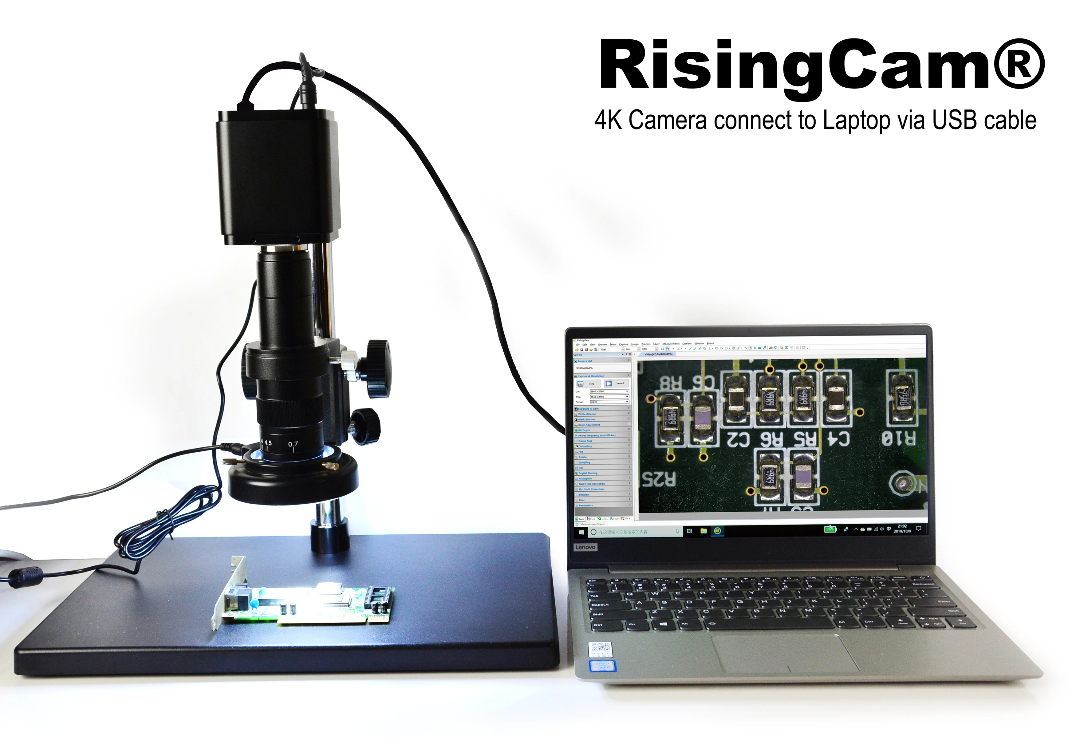RisingCam 4K Ultra HD 30fps imx678 1/1.8" CMOS-Sensor HDMI- und USB-Ausgang Digitale 4K-Mikroskopkamera 4K – Detail 22