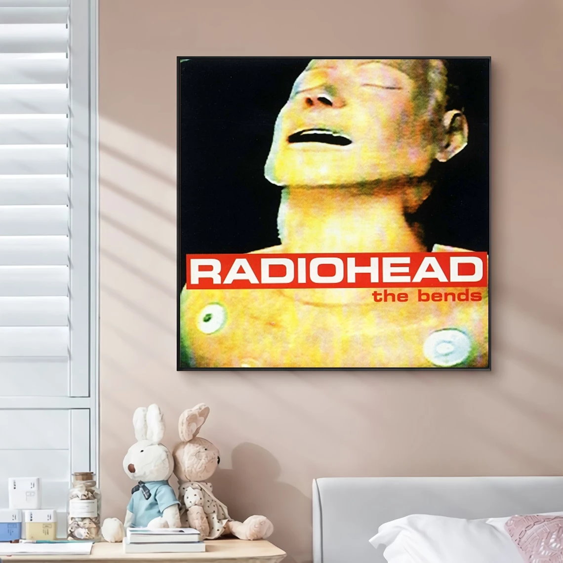 Radiohead The Bends Music Album Cover Canvas Poster Hip Hop Rapper Pop Music Celebrity Wall Painting Art Decoration