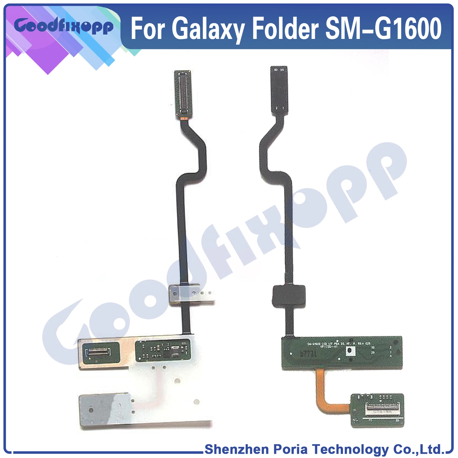 For Samsung Galaxy Folder SM-G1600 G1600 Mainboard Axis Of Wiring Flex Cable Repair Parts Replacement