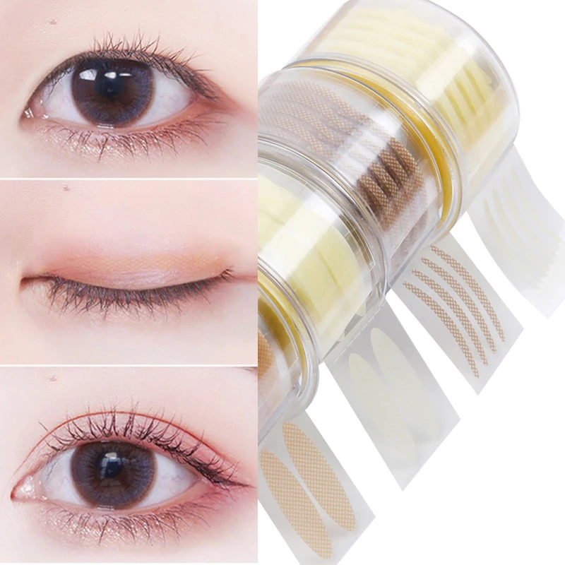 Invisible Eyelid Tape Self Adhesive Waterproof Long Lasting Double Eyelid Tape Eyelid Lifting Band Stickers Beige Makeup Tools