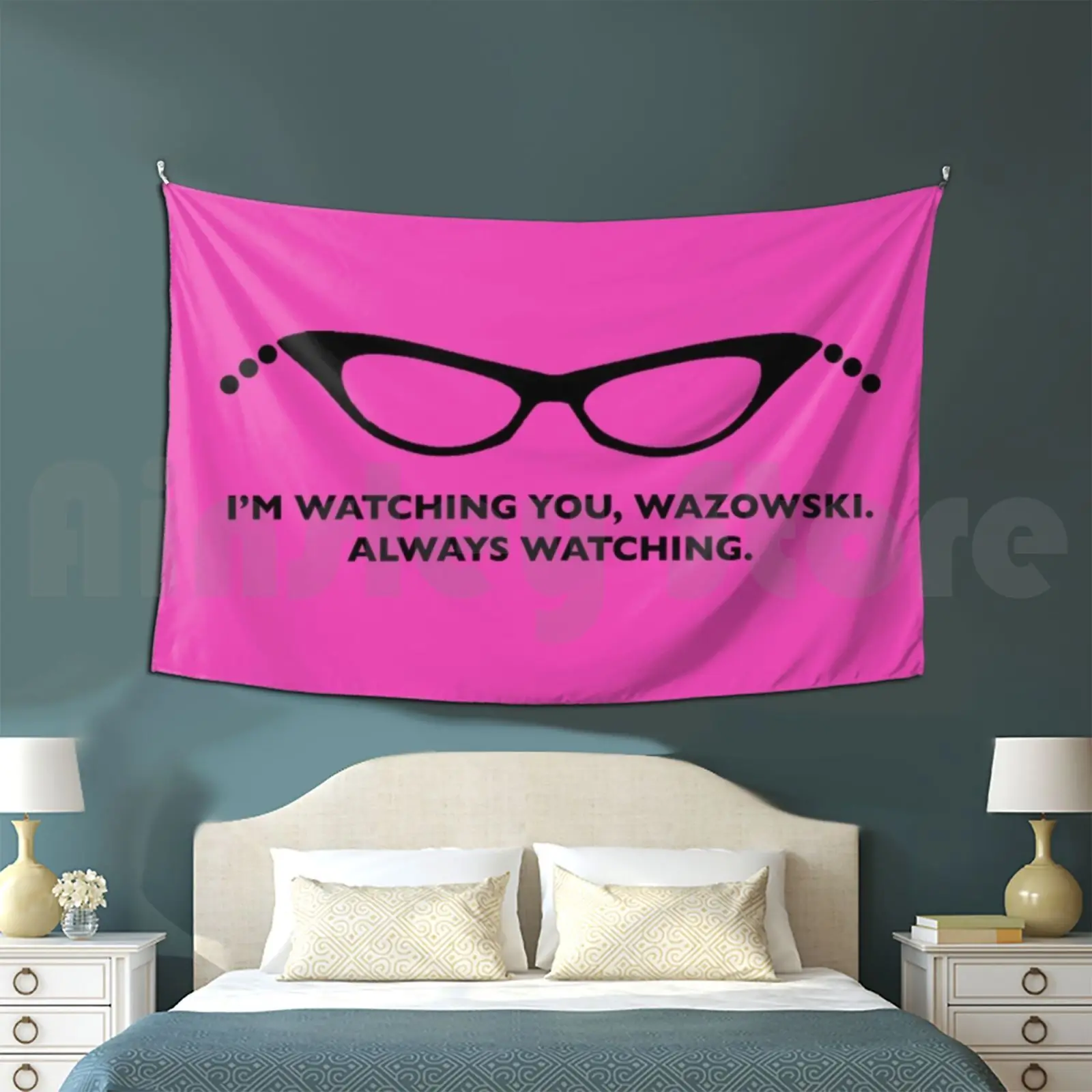 Roz Tapestry Living Room Bedroom Roz Monsters Inc Sulley Randall Boggs Monstropolis We Scare Because