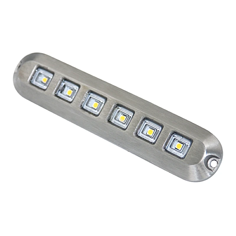 DC12V 6W/12W/18W 316L Stainless Steel LED Underwater Marine Boat Light LED Step Light for Yacht Docks Ponds Fountains KY-SL120