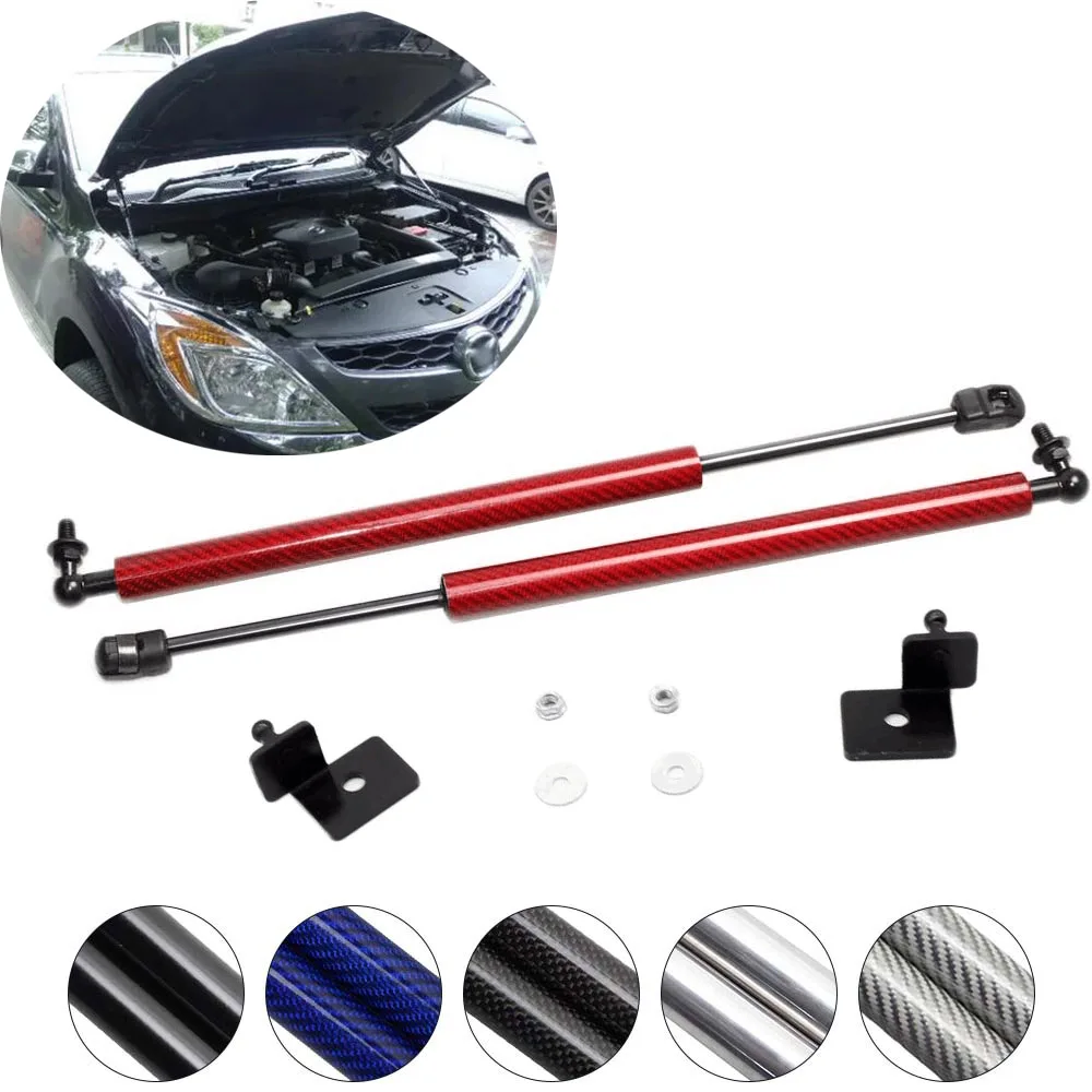 For MAZDA BT50 BT-50 UP UR 2012-2018 2x Auto Front Hood Bonnet Modify Gas Struts Lift Support Shock Damper Absorber Car Styling