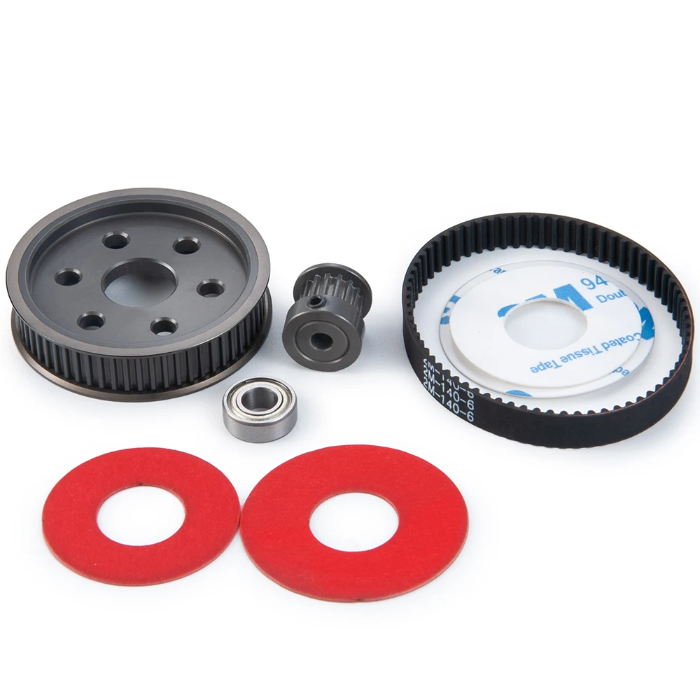 YEAHRUN 3,17/5,0mm Low Noise Belt Drive Getriebe Getriebe System Für 1/10 Axial SCX10 SCX10II 90046 RC Crawler Auto Teile