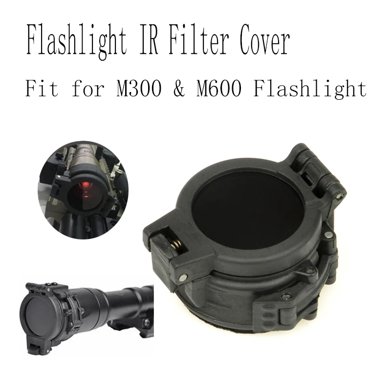 Element torcia coperchio filtro IR M300 + M600 IR Surefir Light NO per M600 e M300 diametro 25 accessori luce mm