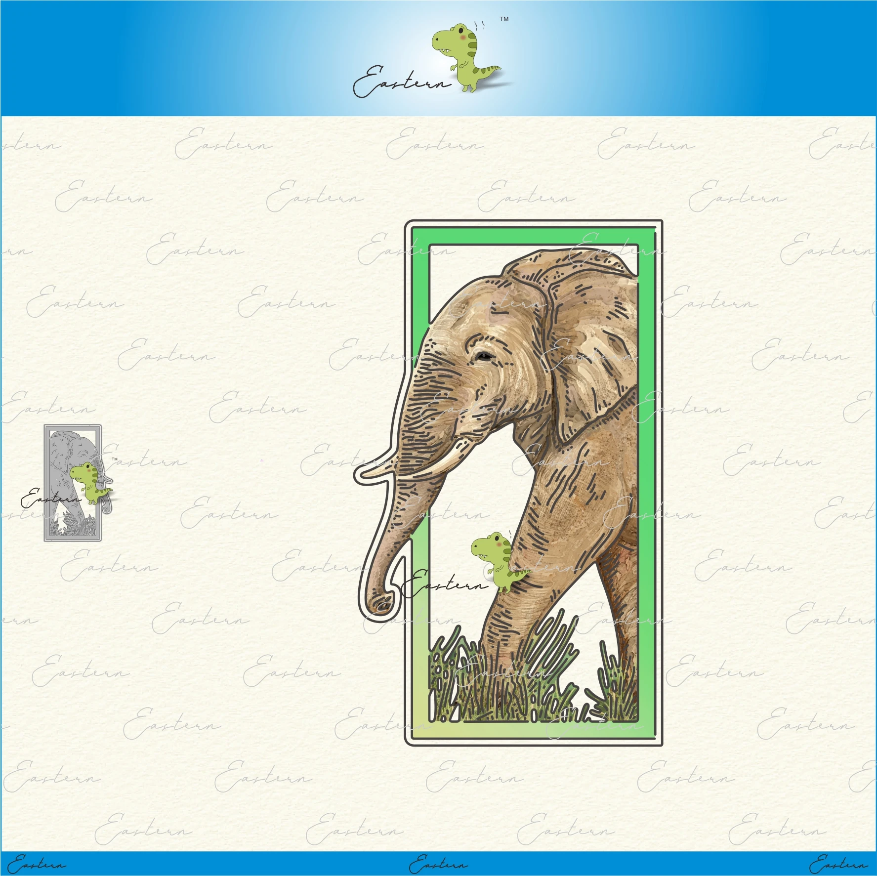 

Entwined Moments - Elephant 2 metal cutting dies 2021 new diy molds Scrapbooking Paper Making die cuts crafts