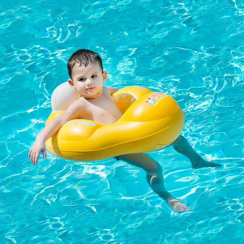 Baby Swim Ring Inflatable Seat Floating Kids Swimming Pool Accessories Bathing Raft Children Swim Trainer Baby Float Toy