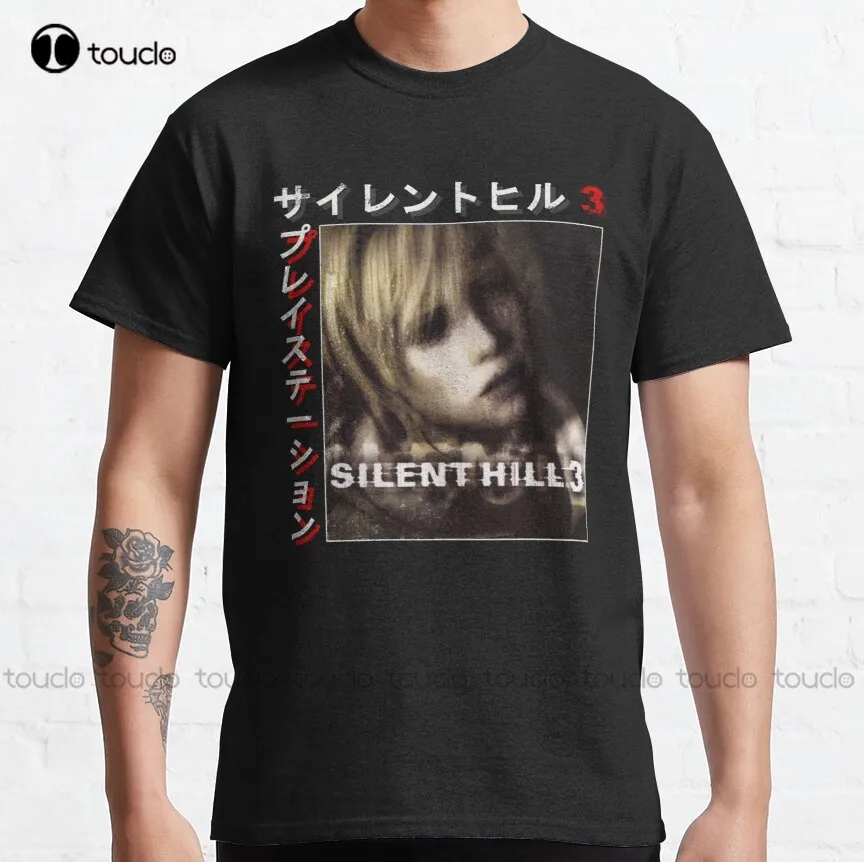 Silent Hill 3 클래식 티셔츠 보이즈 탑스, 티셔츠 & 셔츠 Custom Aldult Teen 유니섹스 디지털 프린트 티셔츠 Fashion Funny New