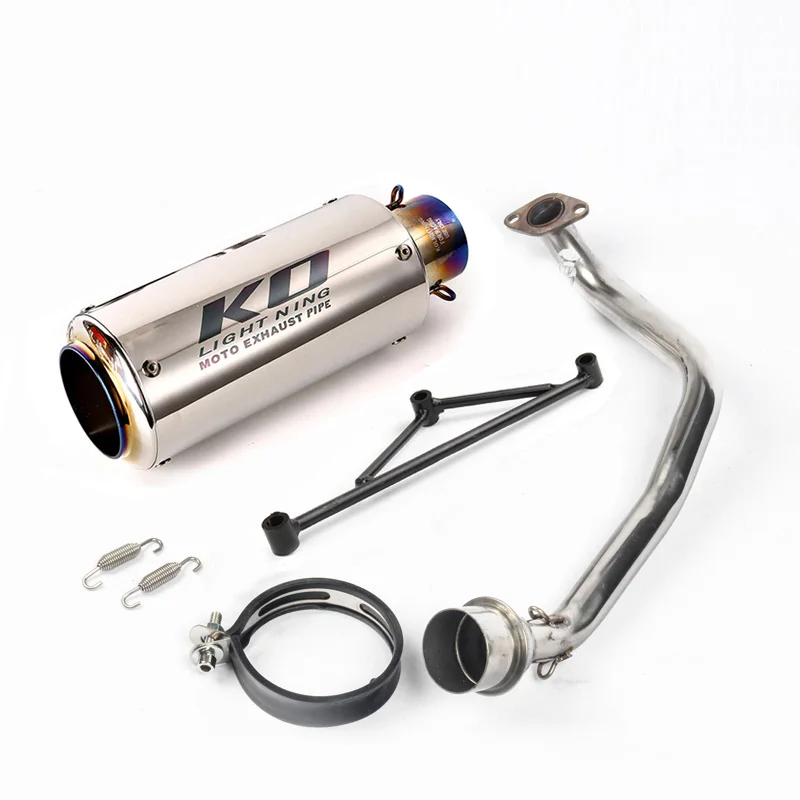 For Yamaha GY6 125CC 150CC Motorcycle Exhaust Tube Escape Muffler Pipe Modified Connector Section Front Link Pipe