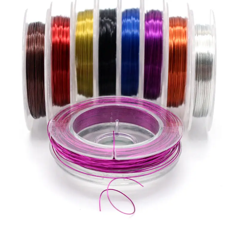 2Pcs/Pack Multicolour Metal Cord String Thread DIY Bracelet Necklace Accessories Handmade Crafts Decorate Materials