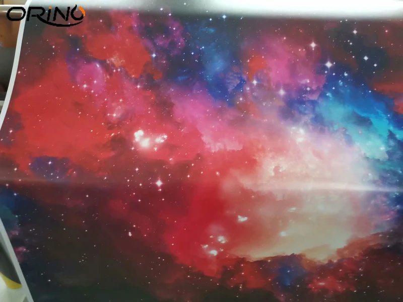

Galaxy Vinyl Film Wrap DIY Self Adhesive Car Sticker Wrapping Cover with Air Drain Release