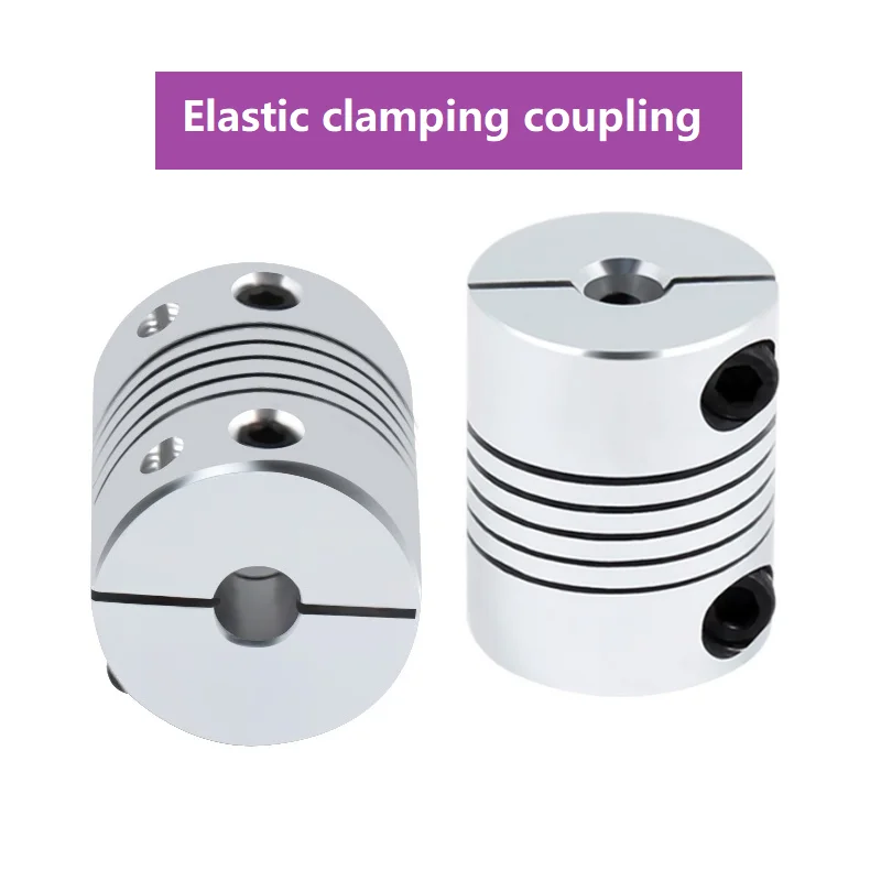 RAMPS 5x8x25mmFlexible Rigid Clamping Shaft Coupler Bore Coupling Step motor Connector For Creality CR10 Ender-3 3D Printer Part