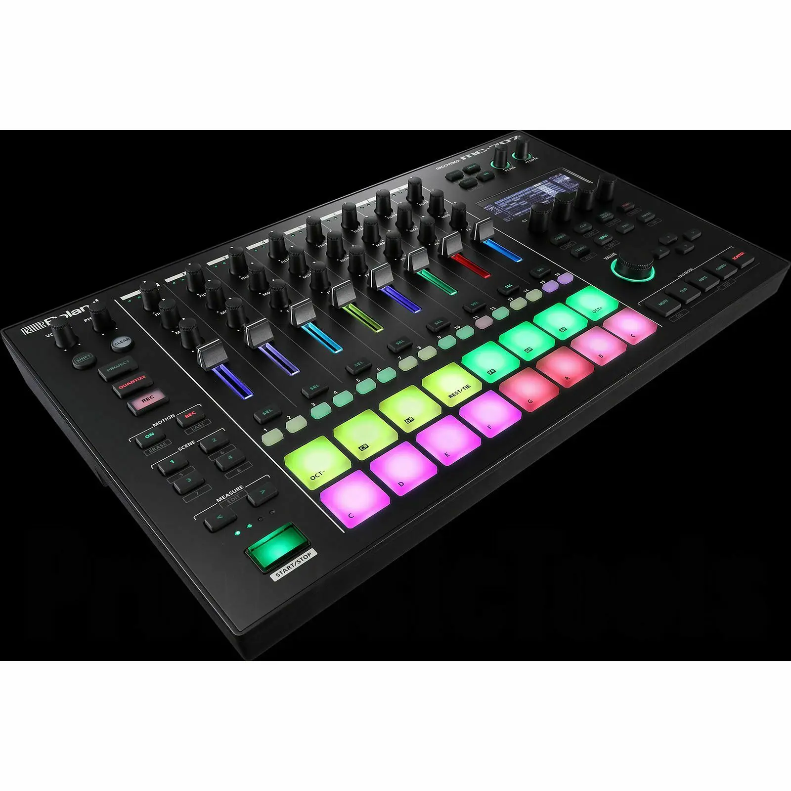 Roland MC-707 Groovebox Professional Music Production Workstation Production Tool