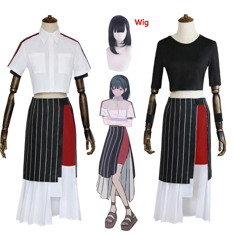 Anime Time Agent Qiao Ling Cosplay Costume Top Skirt Blouse Fashion Outfit Halloween Women Uniform Full Set Dress Party