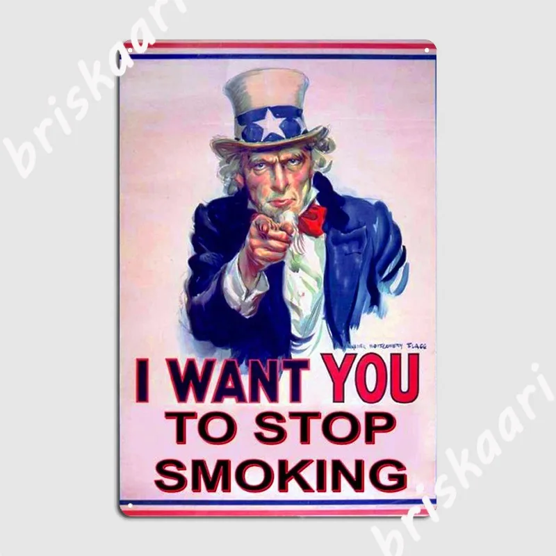 Stop Smoking Poster Metal Plaque Plaques Kitchen Vintage Cinema Living Room Tin sign Poster