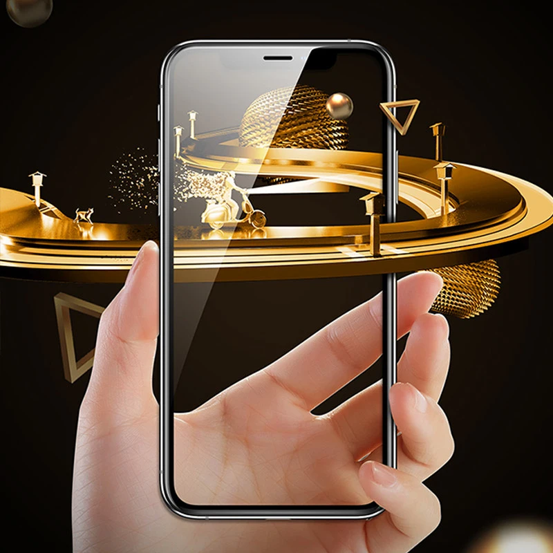 200D Curved Full Cover Protective Glass For iPhone 11 Pro X XS Max XR Tempered Screen Protector Film iPhone 11 12 13 Pro Max